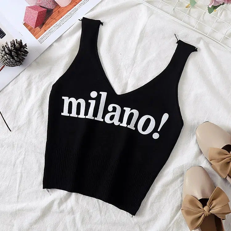 Top tricoté Milano: Élégance italienne, confort absolu. Votre été commence ici.